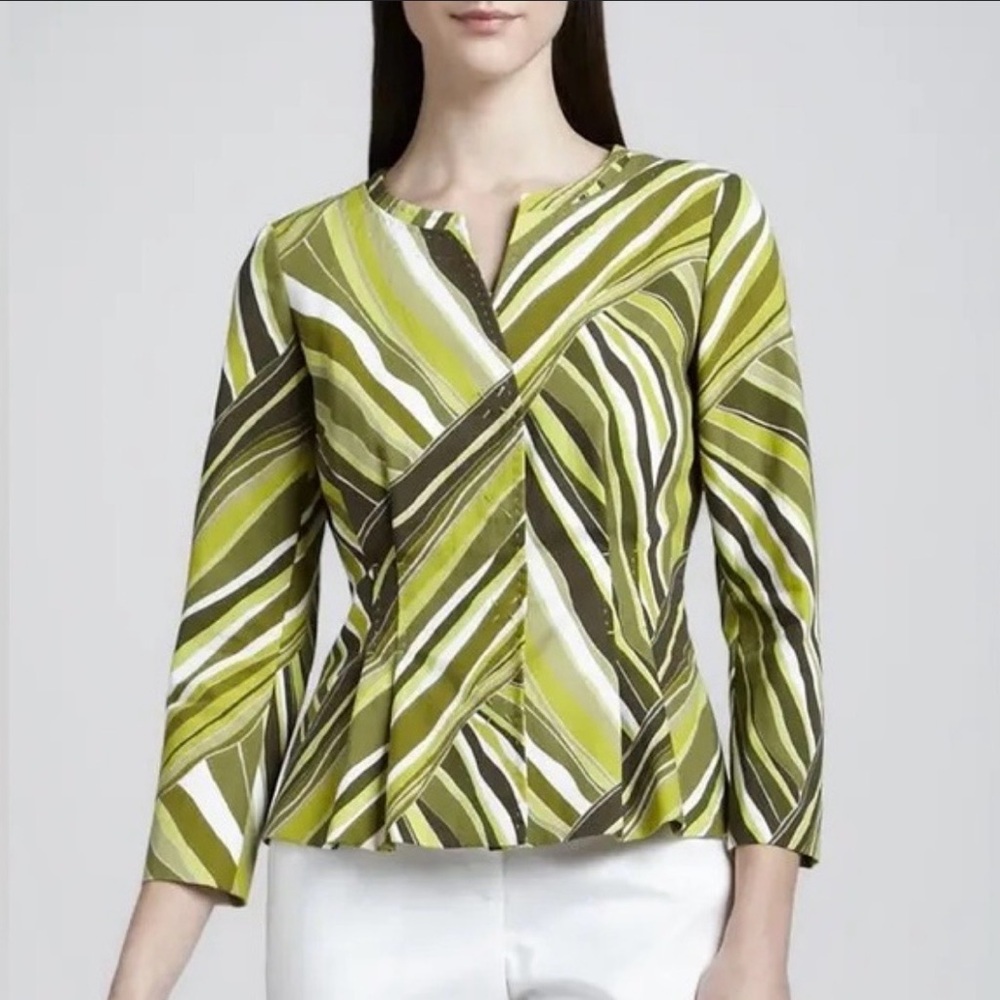 Lafayette 148 Plus Size Tropical Blazer